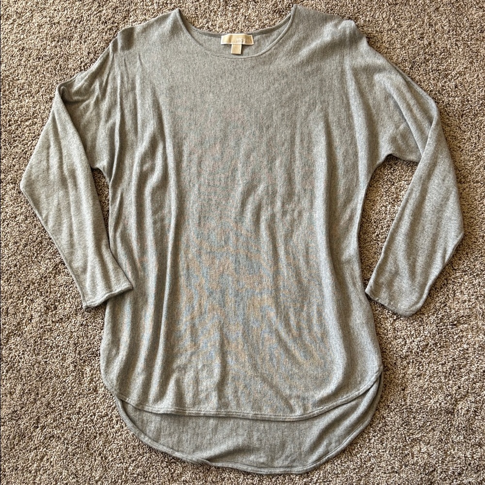 Gray Women's Long Sleeve Top